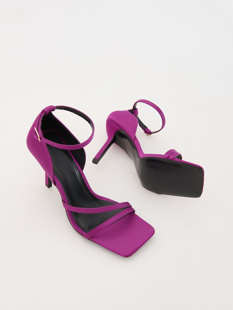 High heel sandals - fuchsia - RESERVED - 5