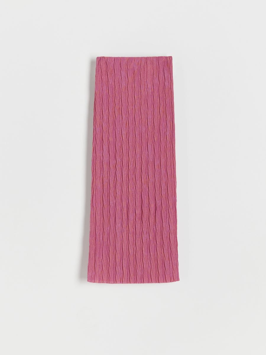 Jersey midi skirt - orchid - RESERVED - 5
