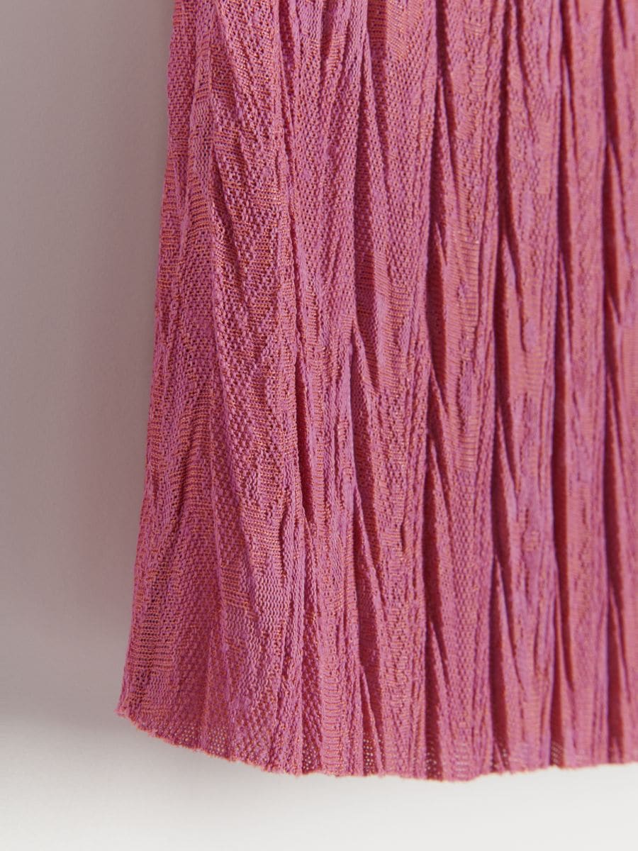 Jersey midi skirt - orchid - RESERVED - 6
