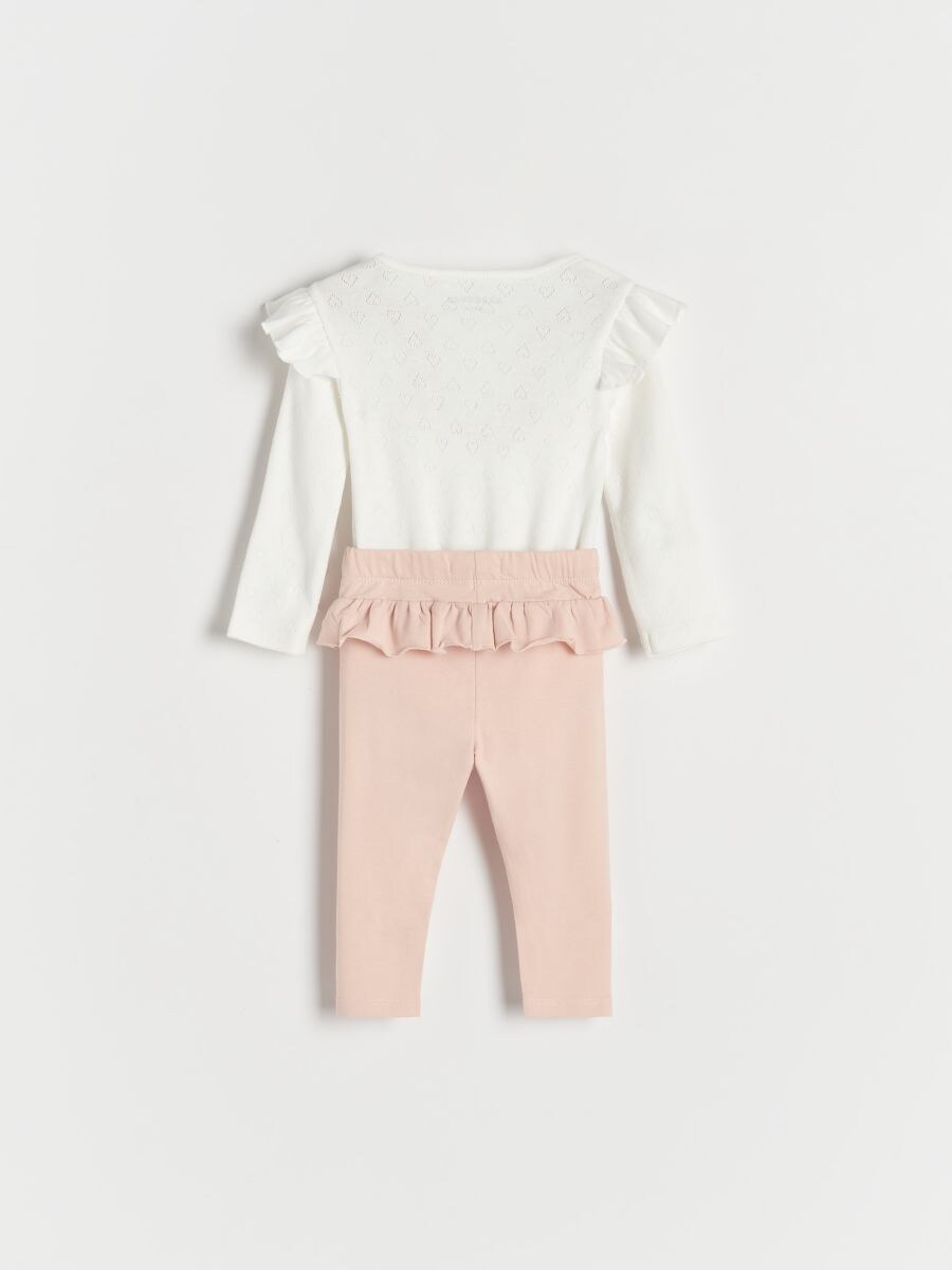 Cotton set with hat - cream - RESERVED - 2