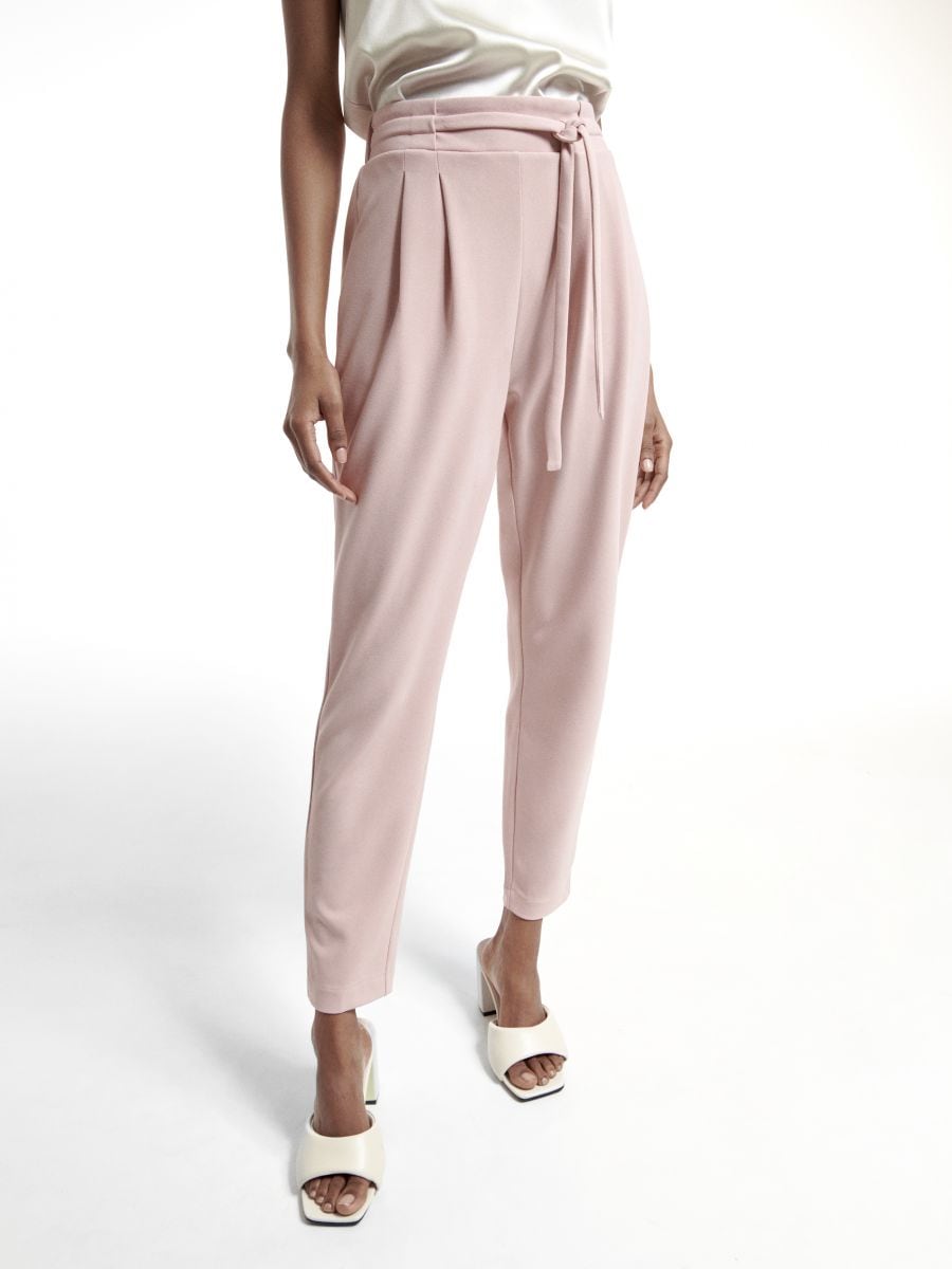 Jersey joggers - pastel pink - RESERVED - 2