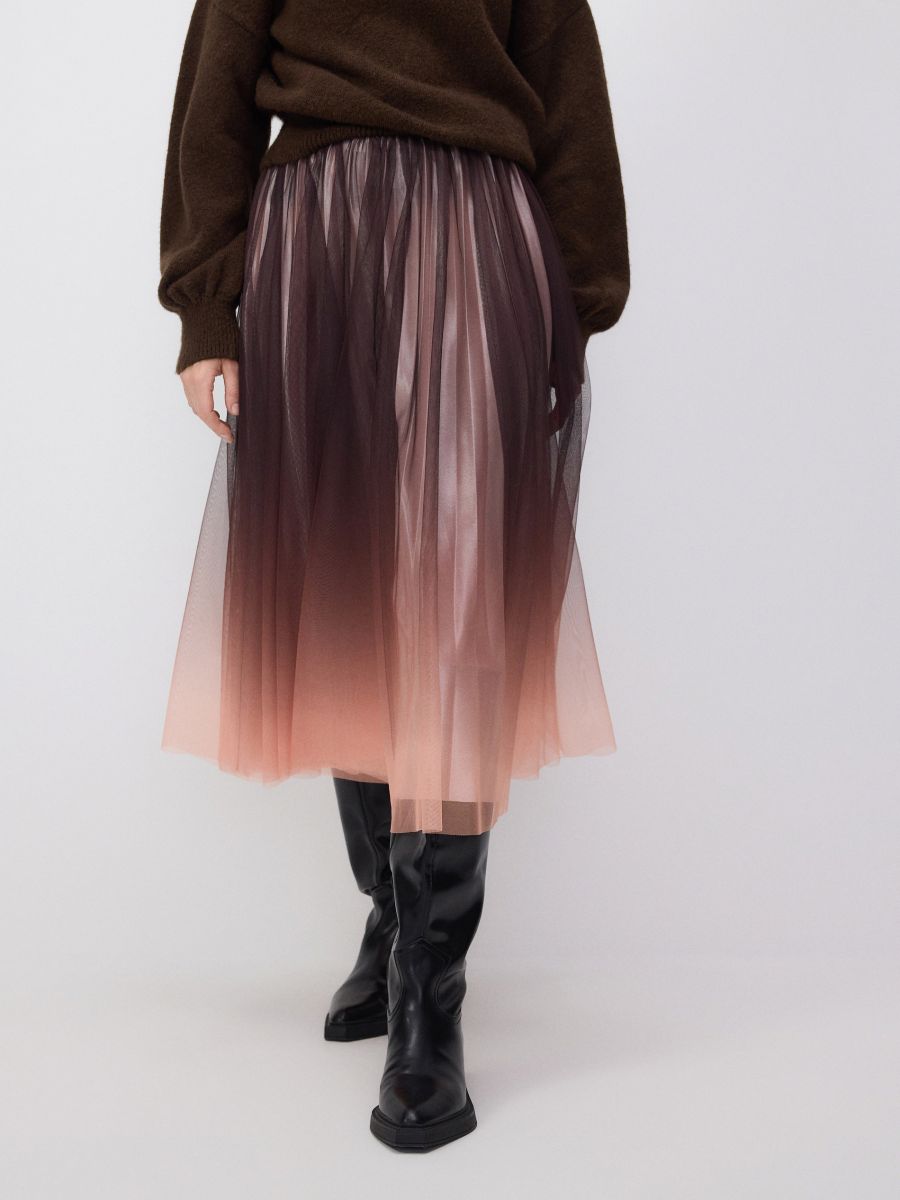Midi krilo iz tila - maroon - RESERVED - 3