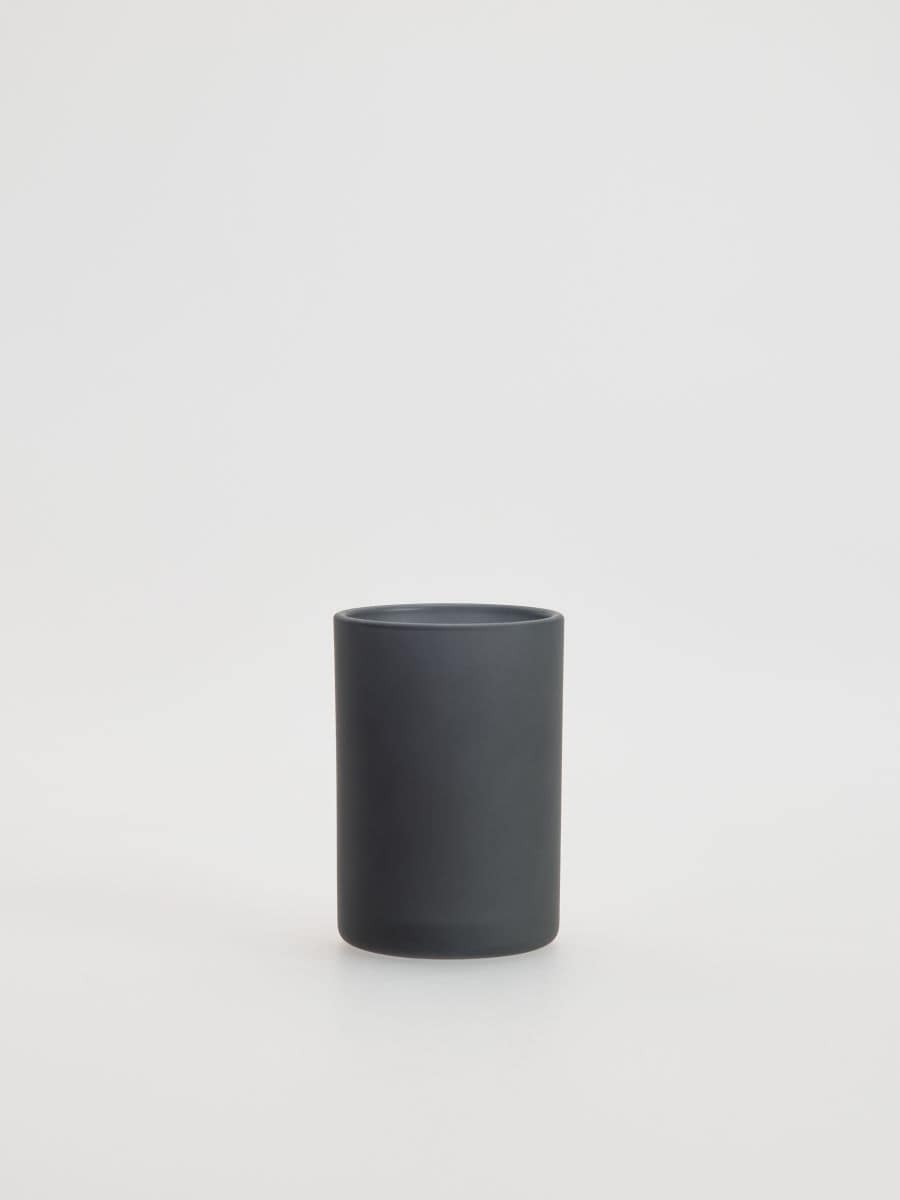 Ceramiczny pojemnik na szczoteczkę - czarny - RESERVED