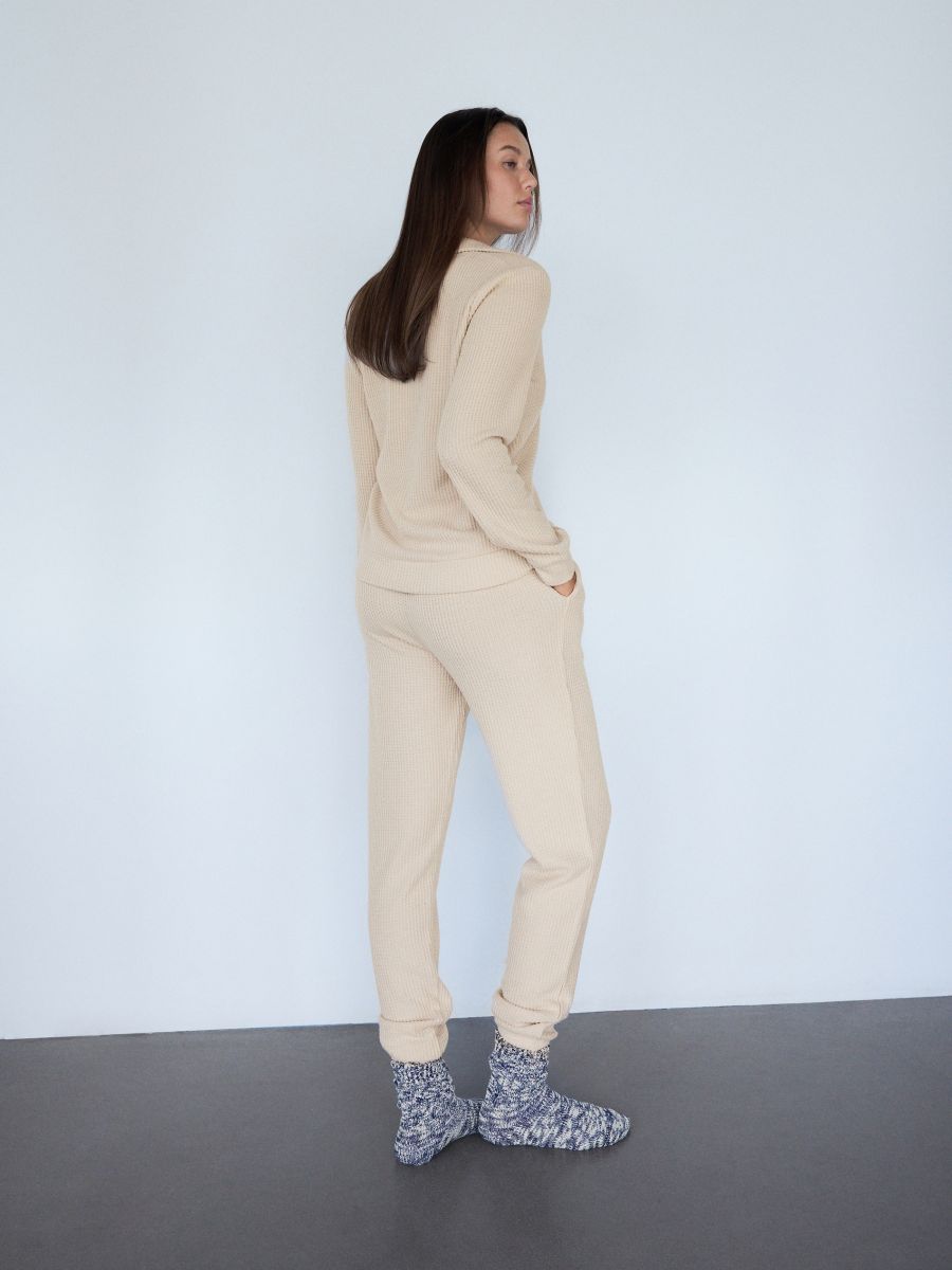 Two piece pyjama set - beige - RESERVED - 4