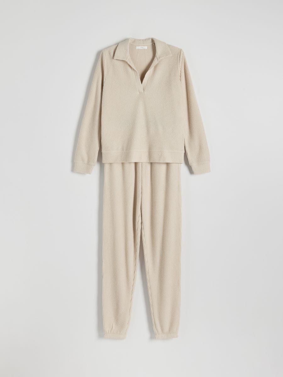 Two piece pyjama set - beige - RESERVED - 5