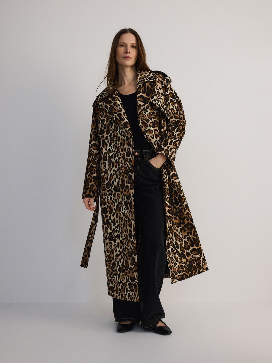 LADIES` COAT - multicolor - RESERVED - 4