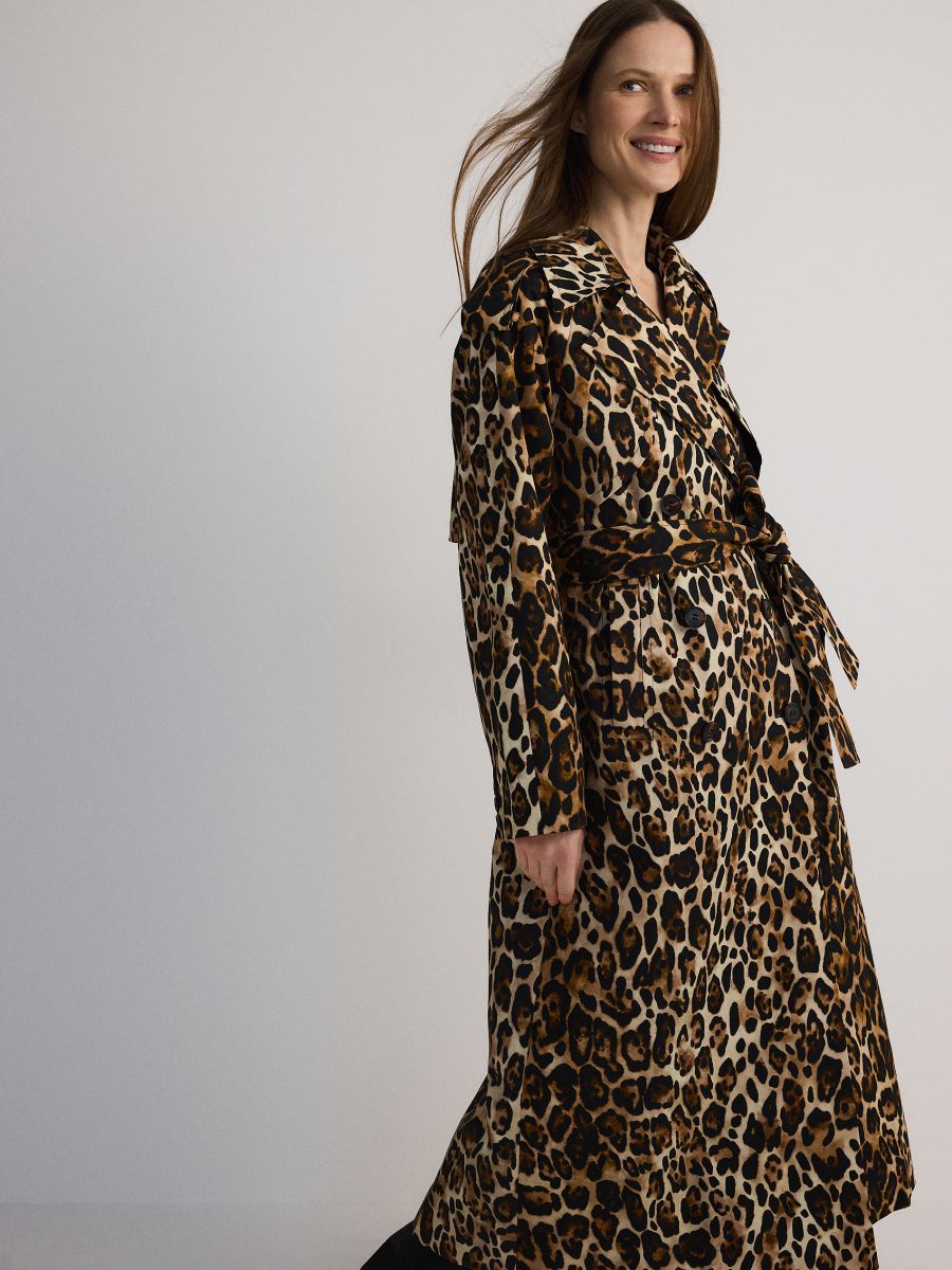 LADIES` COAT - multicolor - RESERVED - 5