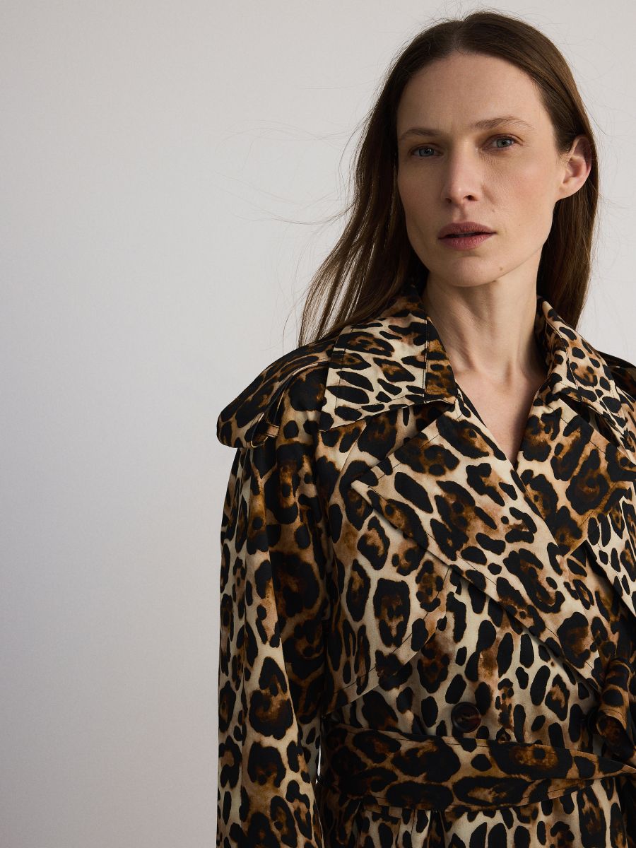 LADIES` COAT - multicolor - RESERVED - 6