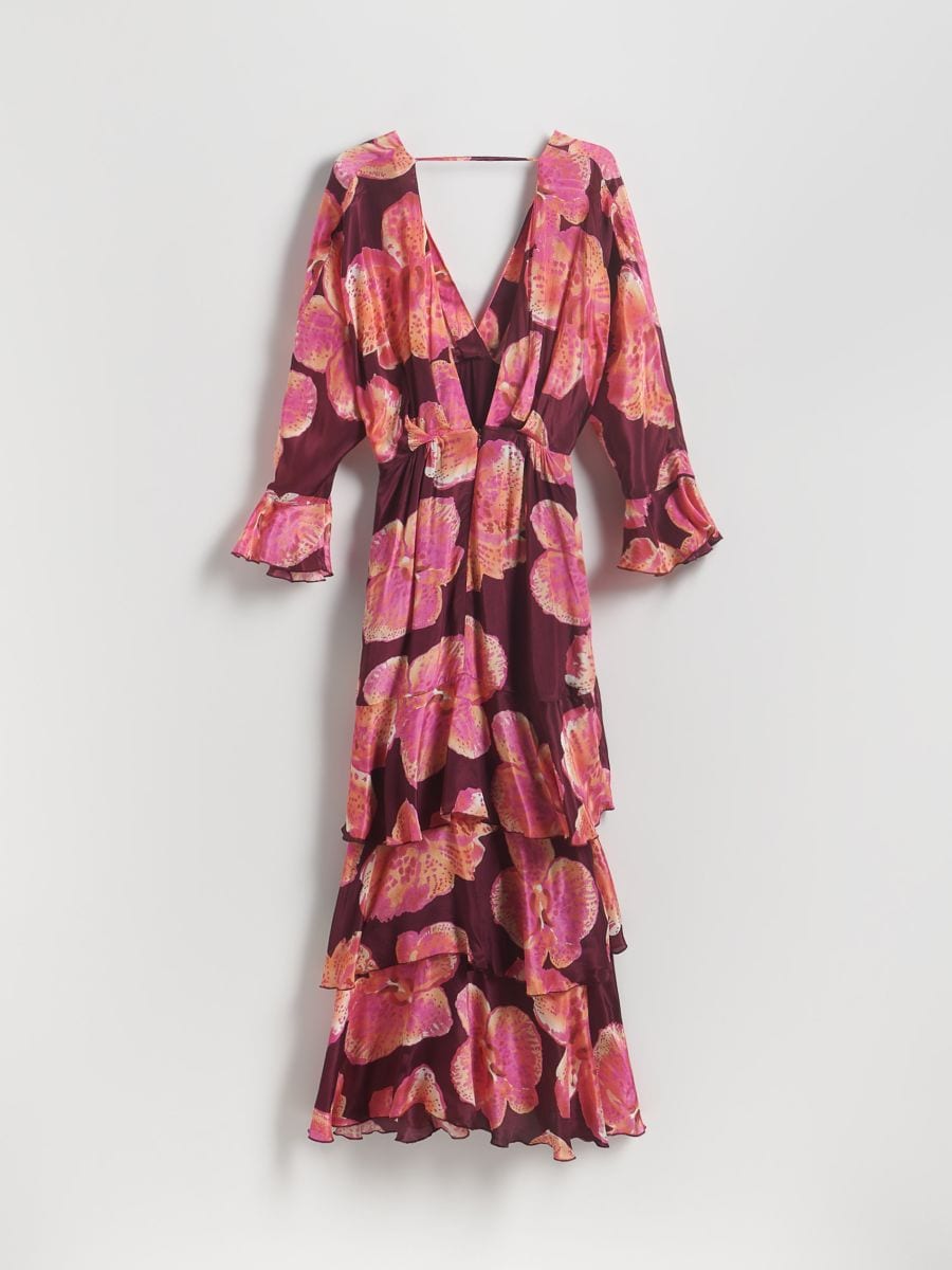 Maxi dress with original pattern - multicolor - RESERVED - 10