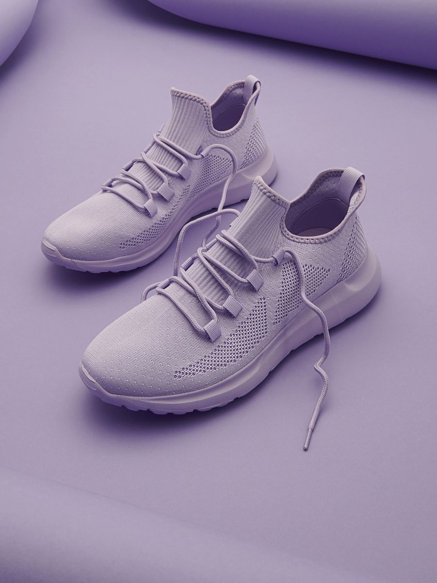 Mesh sneakers - lavender - RESERVED - 3