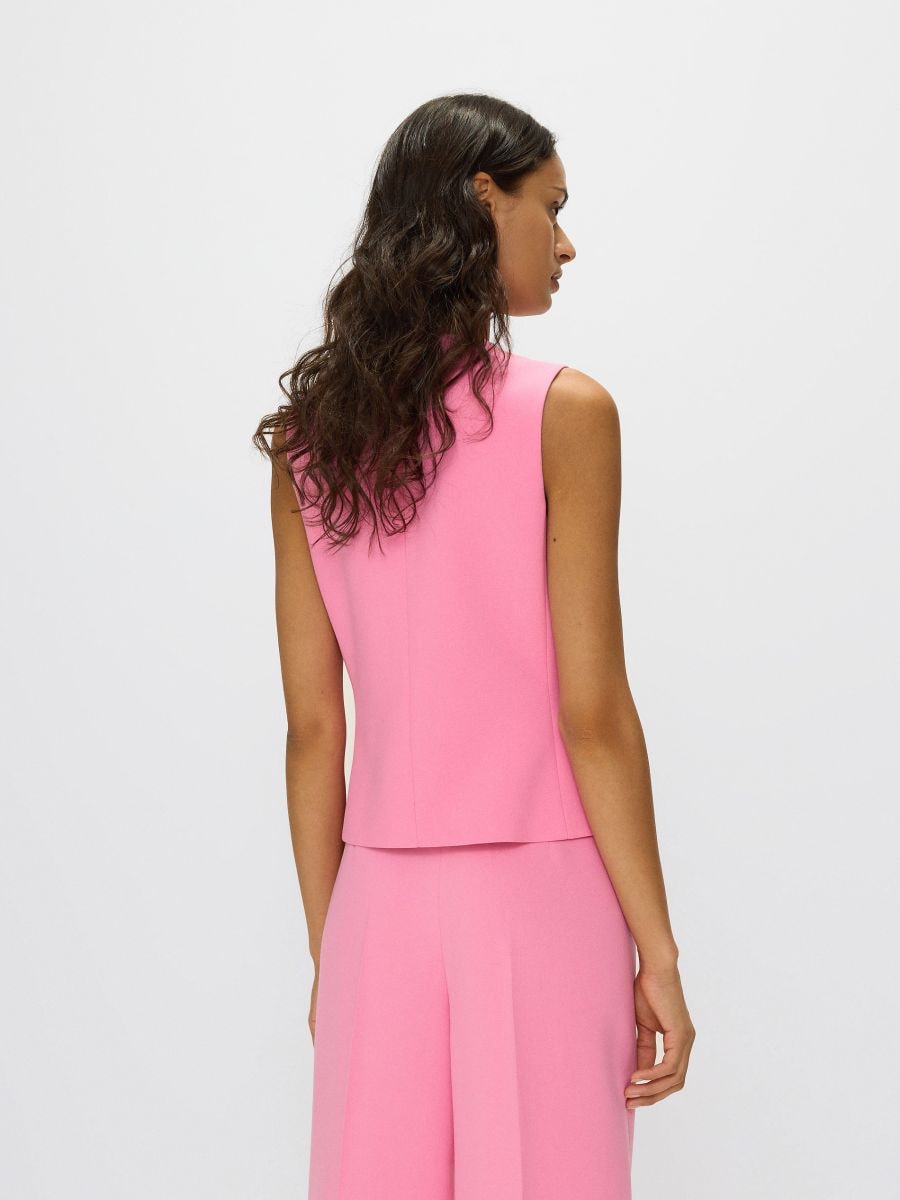 Suit vest - hot pink - RESERVED - 5