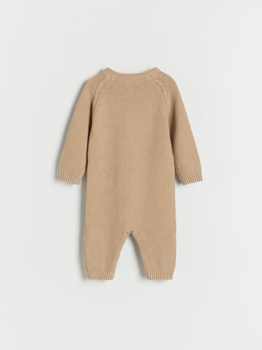 Strampler aus Strukturstoff - beige - RESERVED - 3