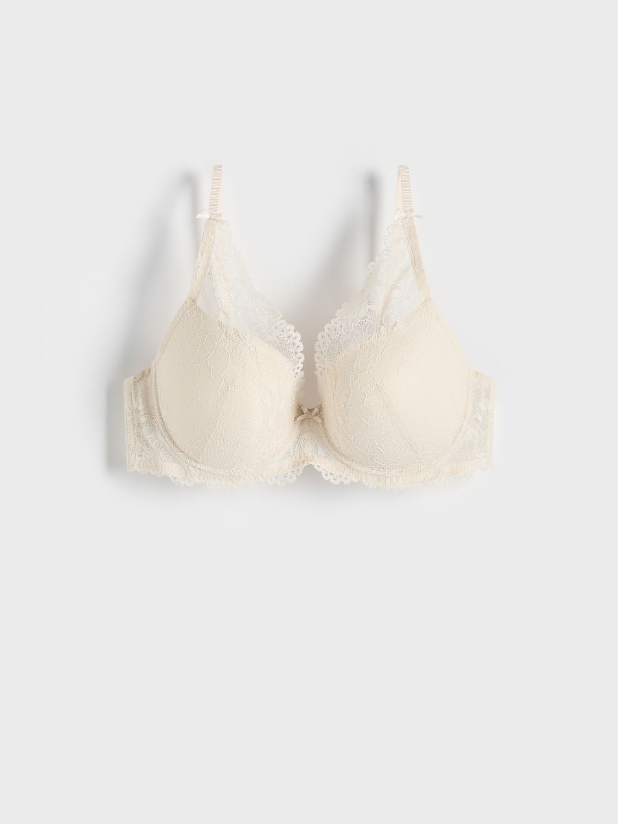 LADIES` BRASSIERE - krem - RESERVED