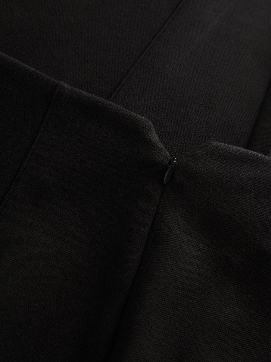 Trousers with decorative stitching - black - RESERVED - 5