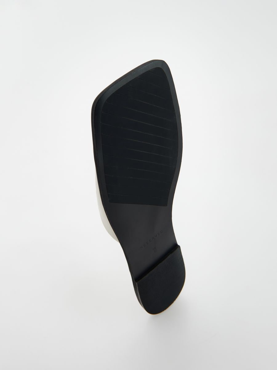 LADIES` SLIDES - krem - RESERVED - 6