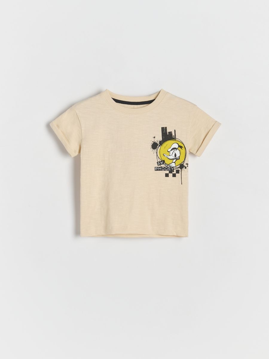 T-Shirt mit Donald Duck - beige - RESERVED