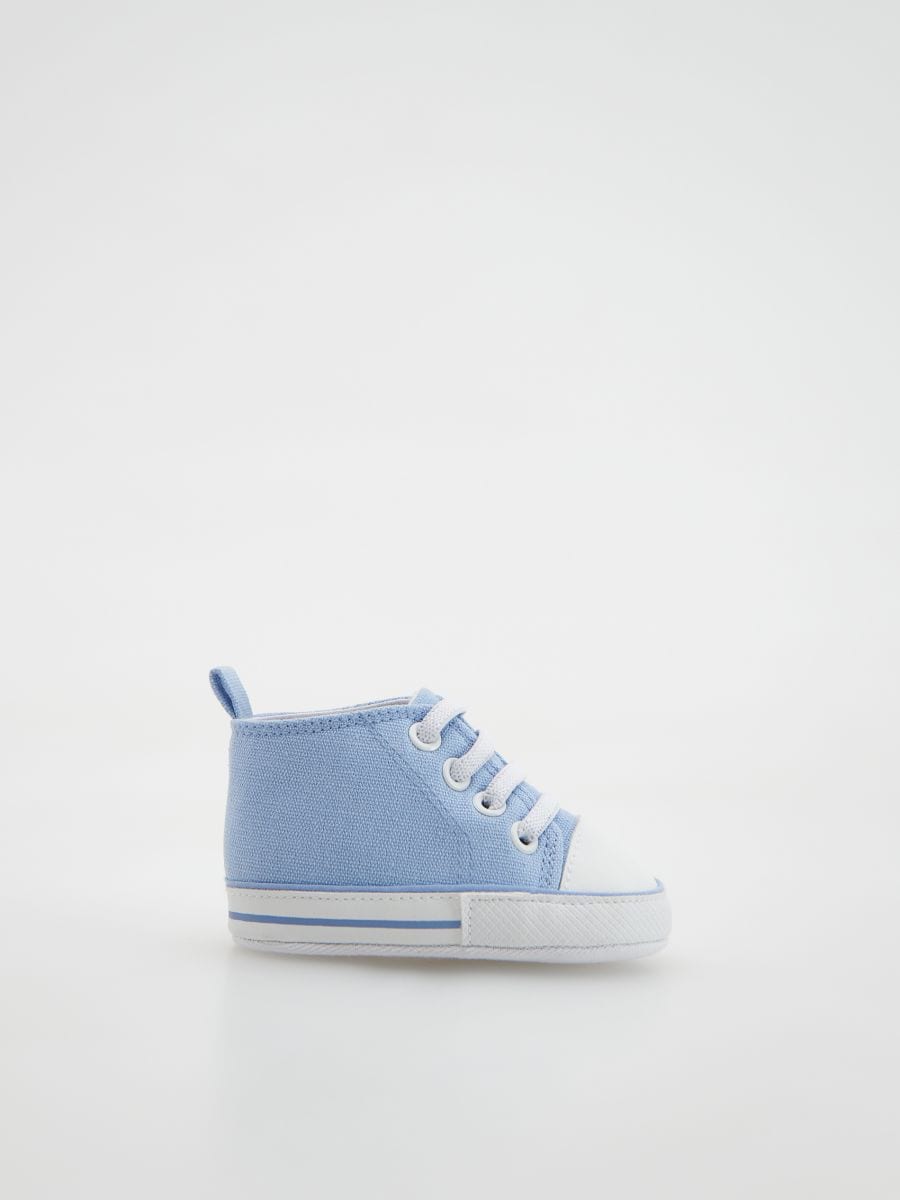 Sneaker in cotone - blu pallido - RESERVED