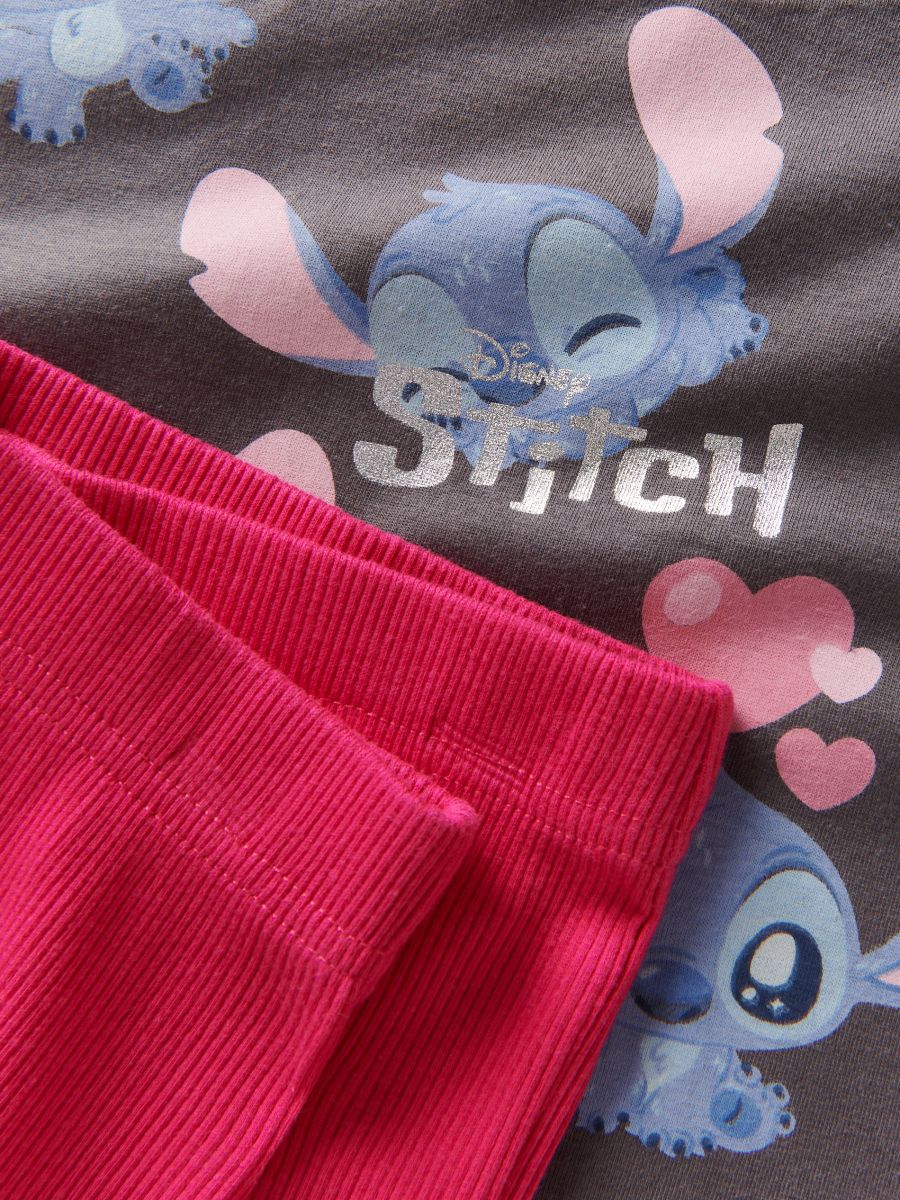 Lilo & Stitch two piece pyjama set - fuchsia - RESERVED - 2