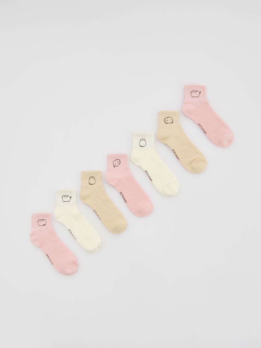 Skarpetki Pusheen 7 pack - wielobarwny - RESERVED