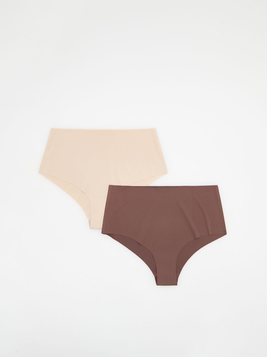 Seamless knickers 2 pack Color dark brown - RESERVED - 1342R-89X