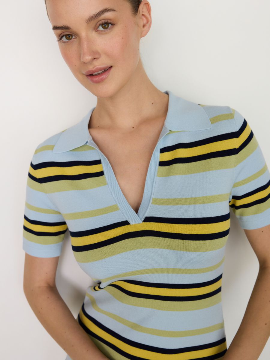 Robe longue à rayures - Multicolore - RESERVED - 2