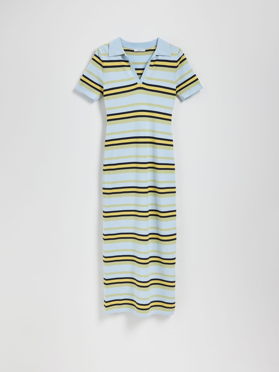 Robe longue à rayures - Multicolore - RESERVED - 5