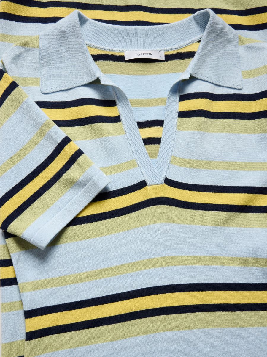 Robe longue à rayures - Multicolore - RESERVED - 6