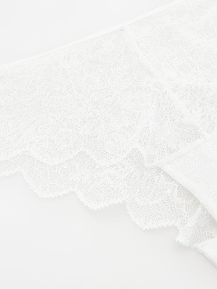 Lace knickers - cream - RESERVED - 5