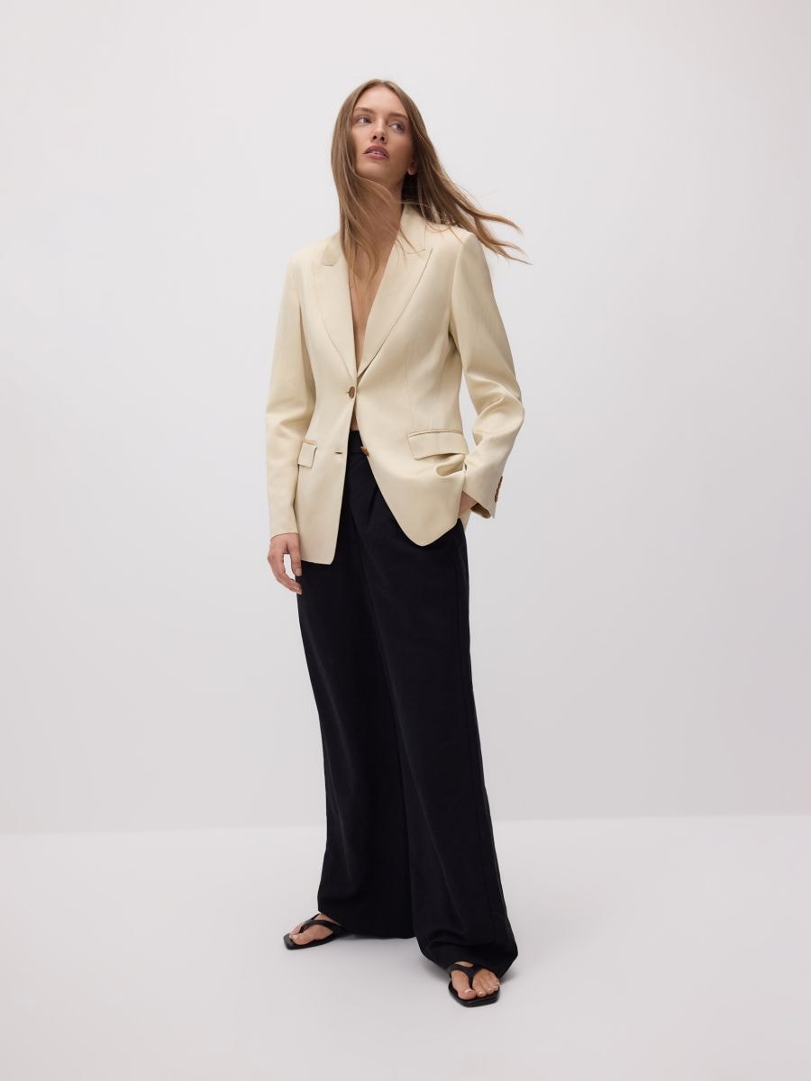 LADIES` BLAZER - nude - RESERVED