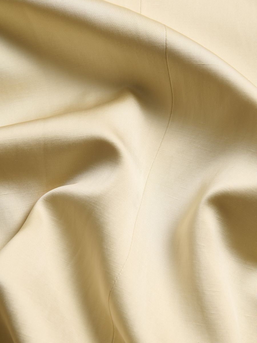 Linen blend satin blazer - nude - RESERVED - 8