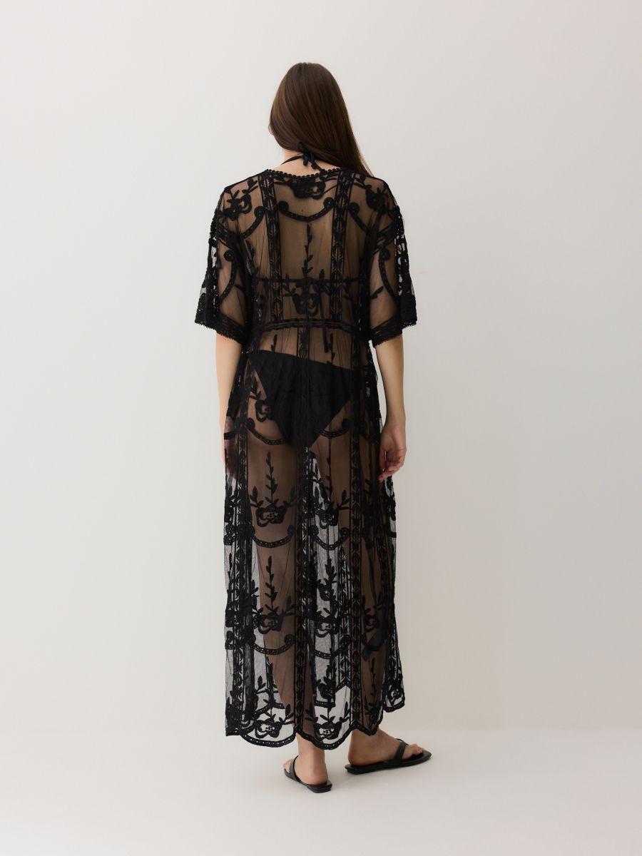 Strand-Kimono - schwarz - RESERVED - 6