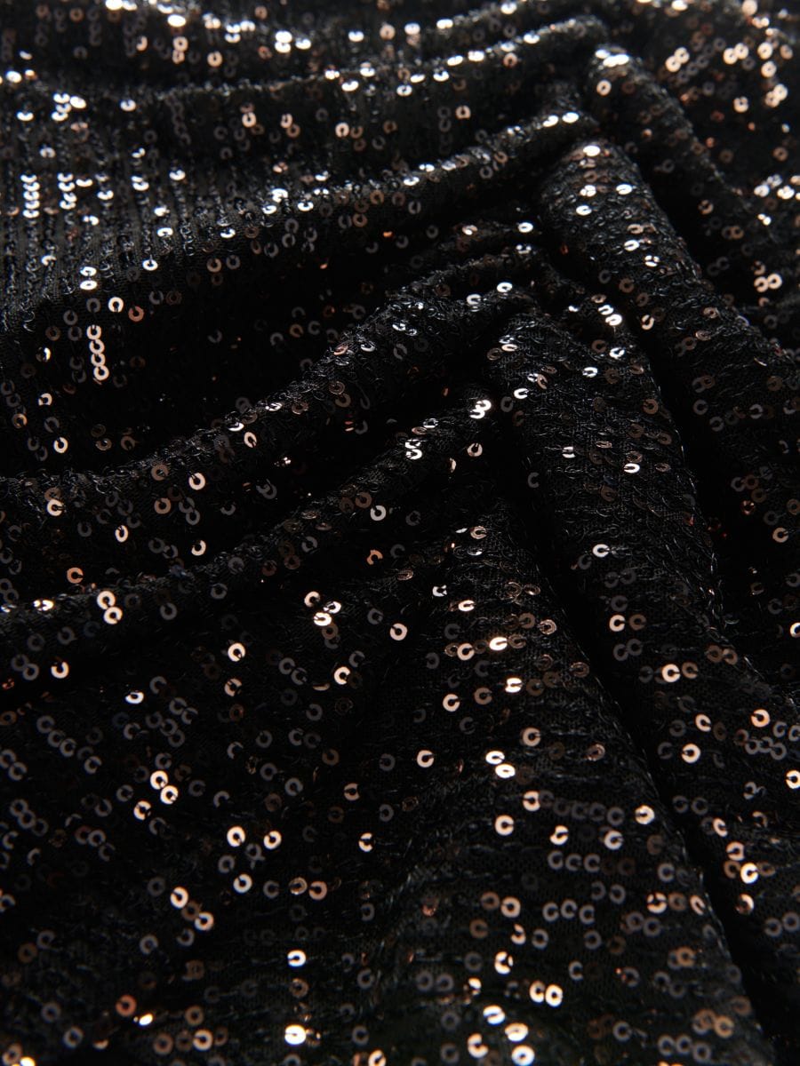 Sequin skirt - black - RESERVED - 5