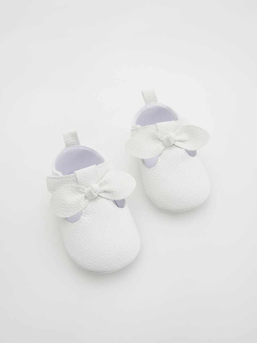 Ballerina shoes with bow - bianco - RESERVED