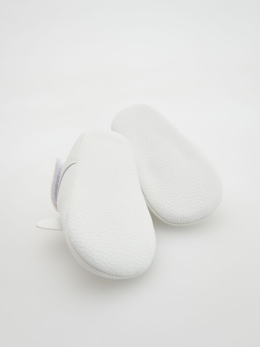 Ballerinas with bow detail - white - RESERVED - 5