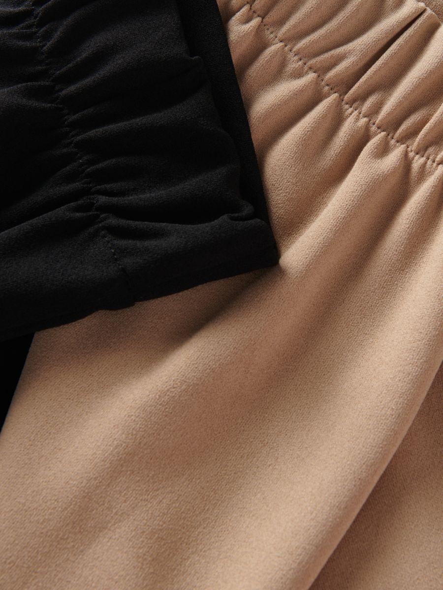 Midi krilo z gumbi - beige - RESERVED - 7