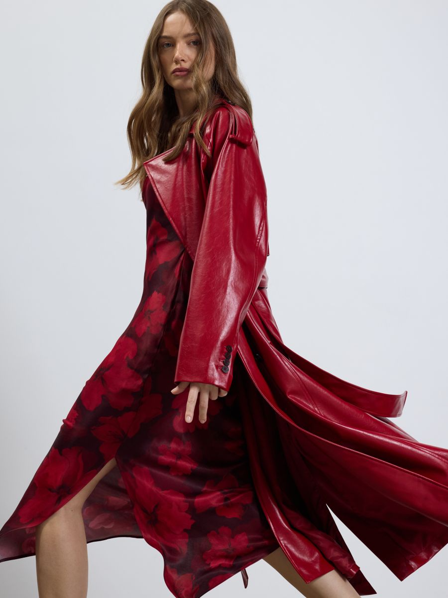 Robe maxi en viscose majoritaire - Multicolore - RESERVED - 5