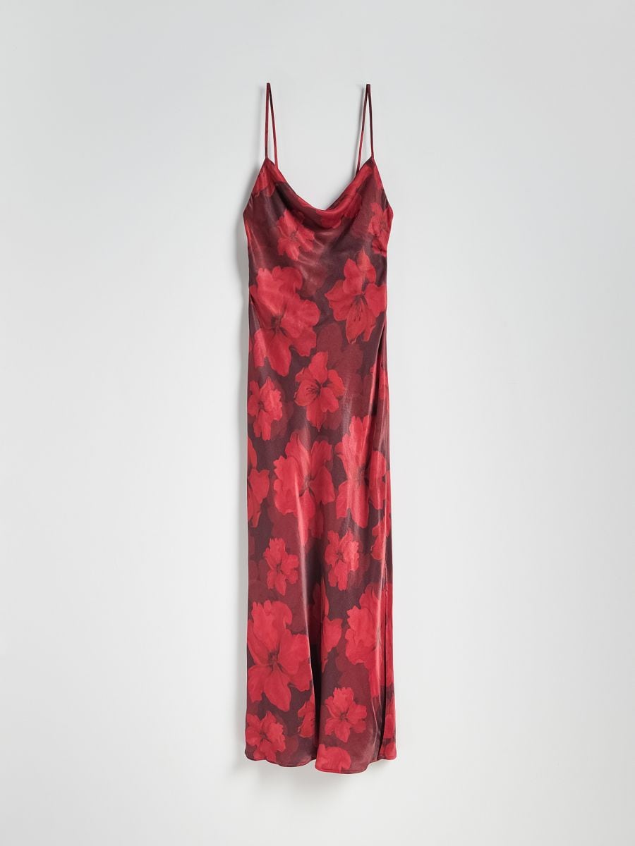 Robe maxi en viscose majoritaire - Multicolore - RESERVED - 3