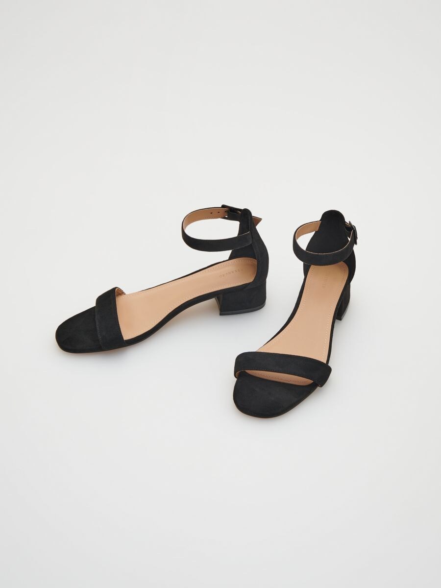 Low heel sandals - black - RESERVED - 3