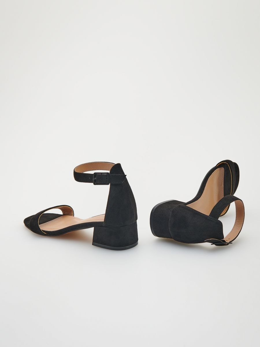 Low heel sandals - black - RESERVED - 4