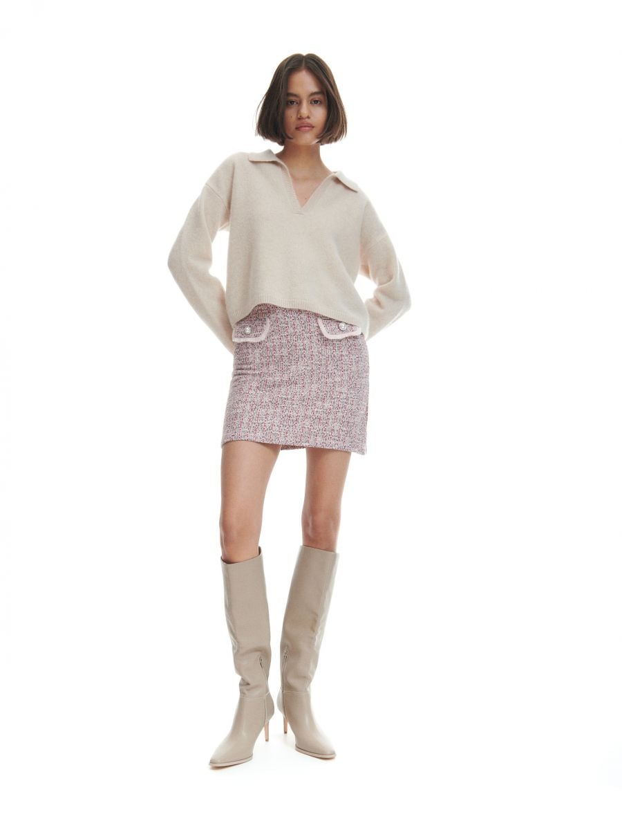 Minikjol i tweed - ROSA - RESERVED - 3