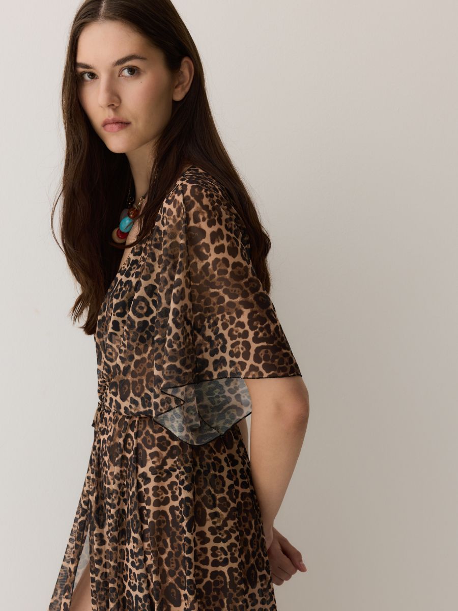 LADIES` PONCHO - braon - RESERVED - 5