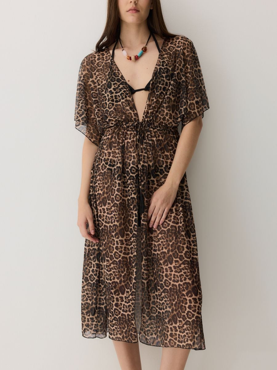 LADIES` PONCHO - braon - RESERVED - 3