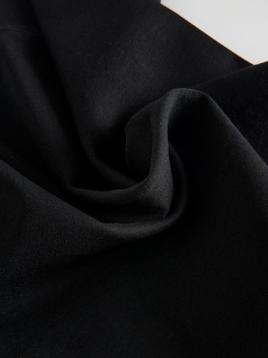 Plain midi skirt - black - RESERVED - 2