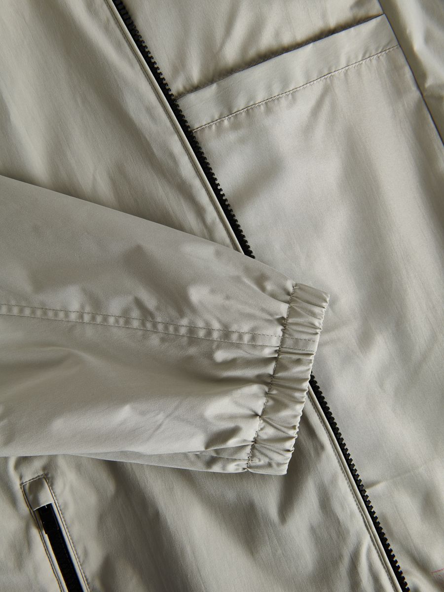 Jacket with stand up collar - pale green - RESERVED - 6