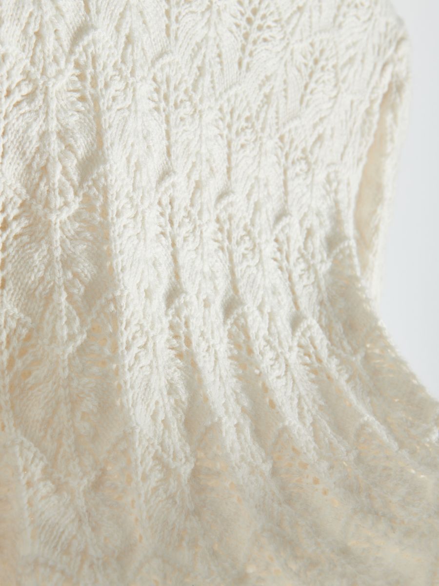 Openwork jumper - cream - RESERVED - 6