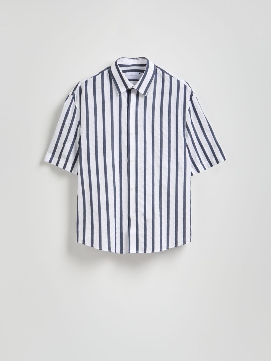 MEN`S SHIRT - azul marino - RESERVED