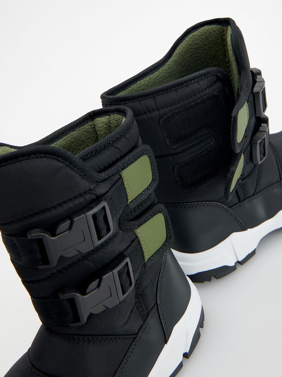 Snow boots with Velcro fastening - black - RESERVED - 3