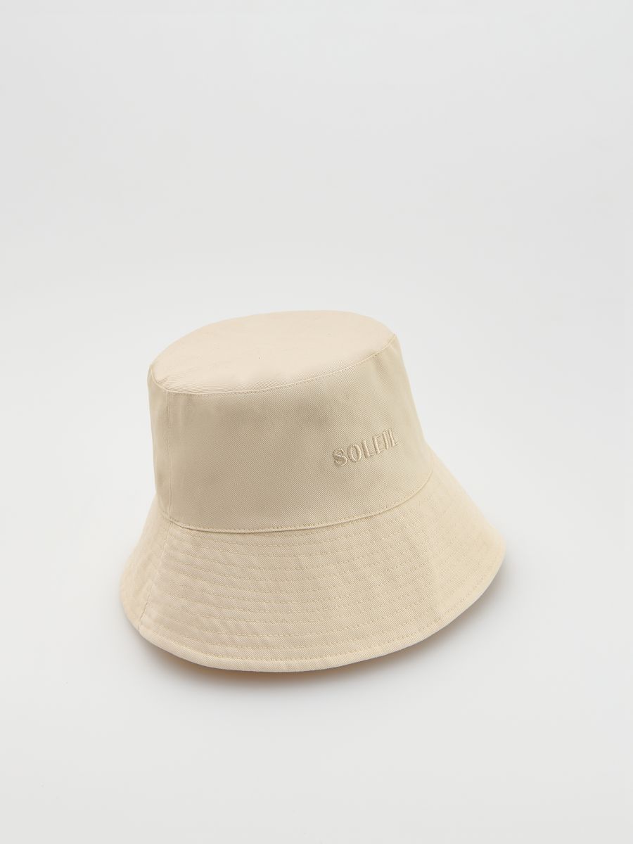 LADIES` HAT - kreminė - RESERVED