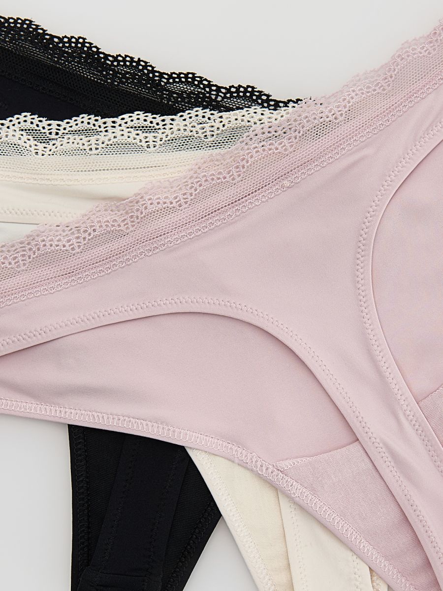 Thongs 3 pack - black - RESERVED - 2