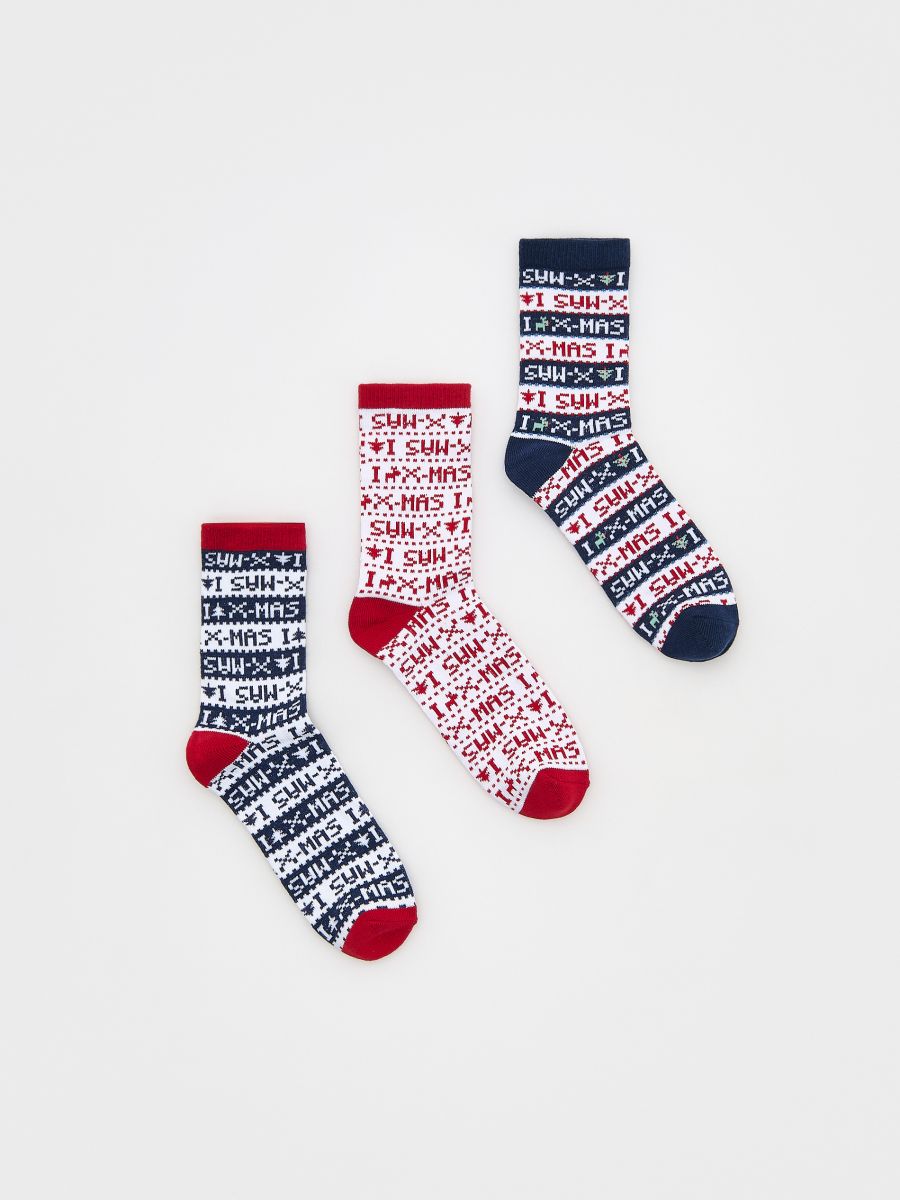 Cotton rich socks 3 pack - navy - RESERVED